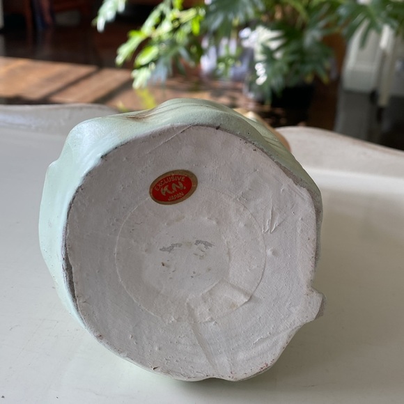 Vintage Ceramic Kissing Angel Hand Painted Christmas Figurine - K.N. Japan - Picture 5 of 8